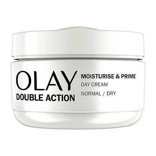 Olay Double Action Moisturiser Day Cream & Primer Normal/Dry - 50ml — product packaging