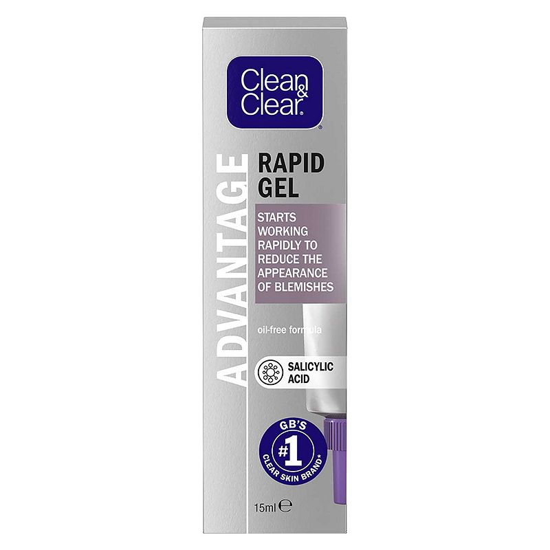 Clean & Clear Advantage Rapid Gel Spot Treatment with Salicylic Acid - 15ml — product packaging