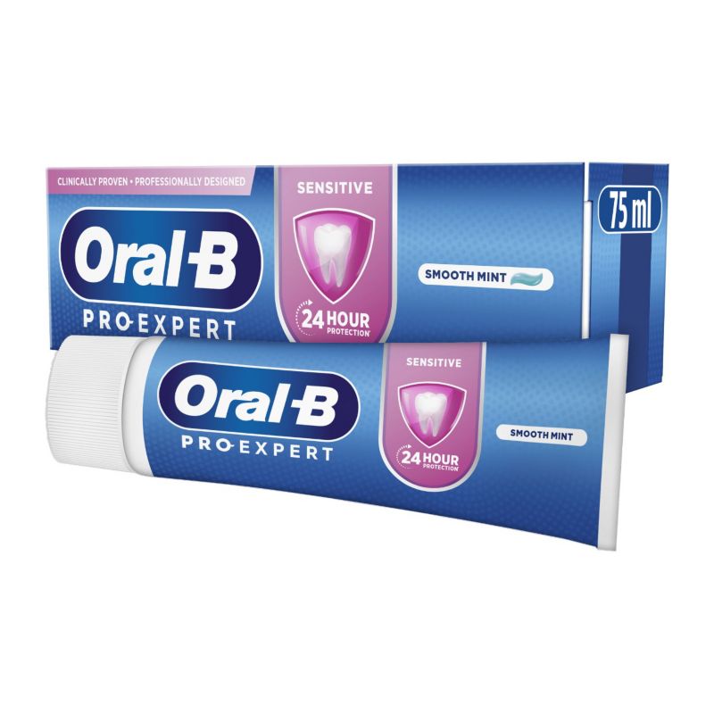 Oral-B Pro-Expert Sensitive Smooth Mint Toothpaste - 75ml — product packaging