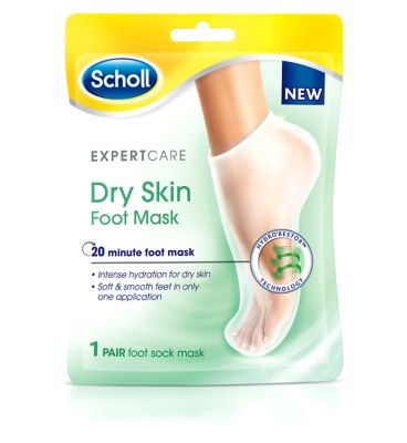 Scholl Expert Care Dry Skin Foot Mask - 1 Pair — product packaging