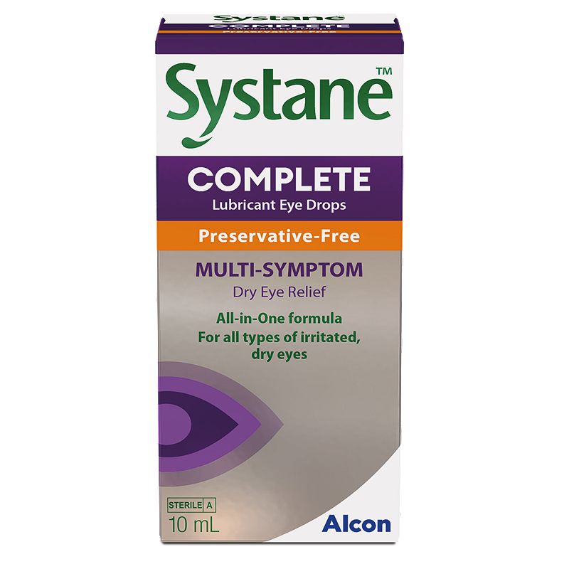 Systane Complete Preservative-Free Lubricant Eye Drops - 10ml — product packaging