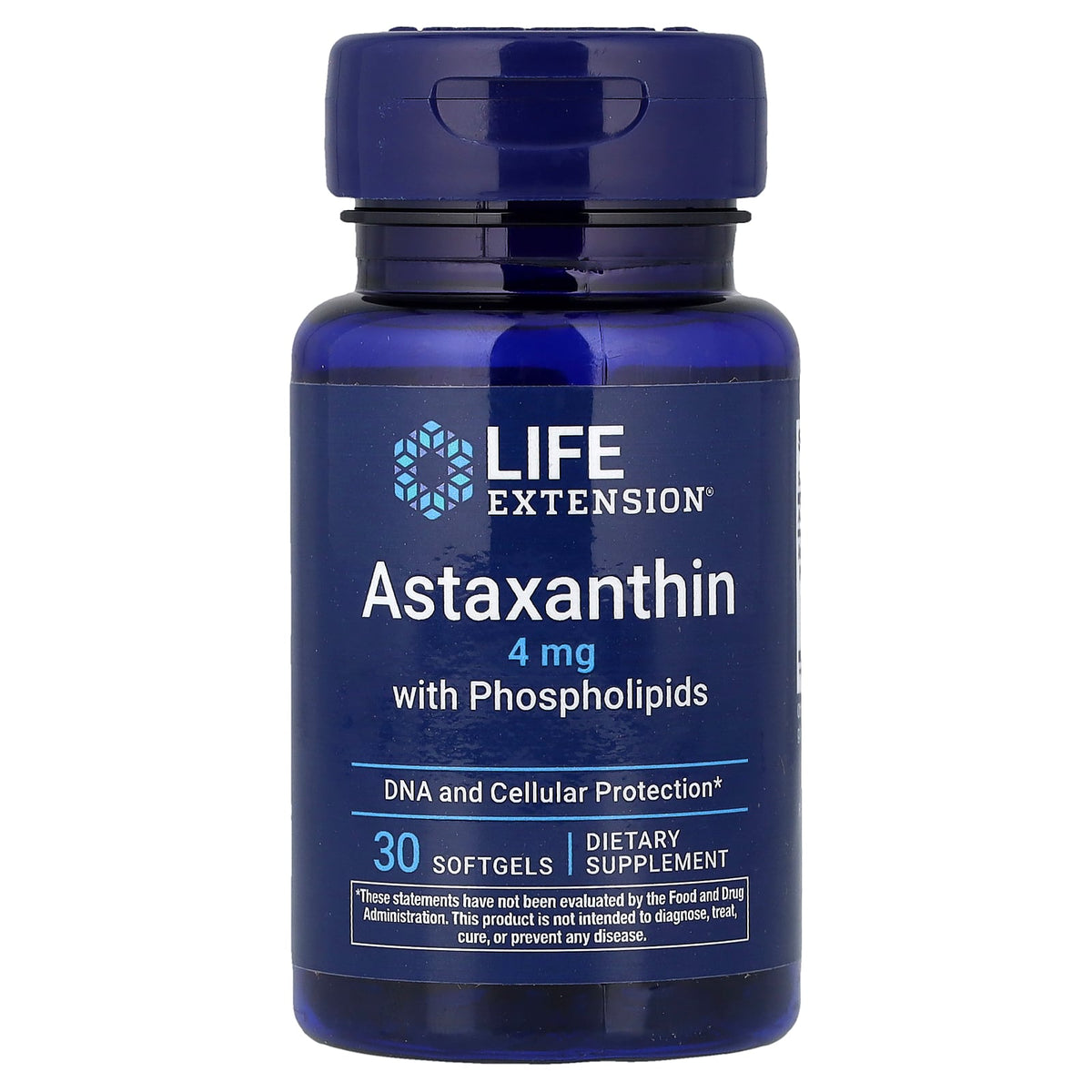 Life Extension Astaxanthin with Phospholipids 4mg - 30 Softgels — product packaging