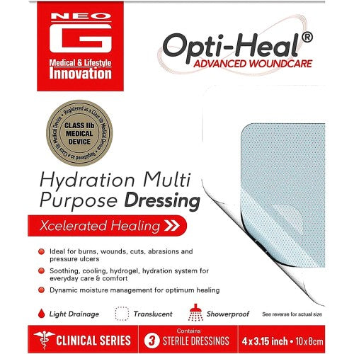 Neo G Opti-Heal Hydration Multi Purpose Dressing 3PACK 10*8CM