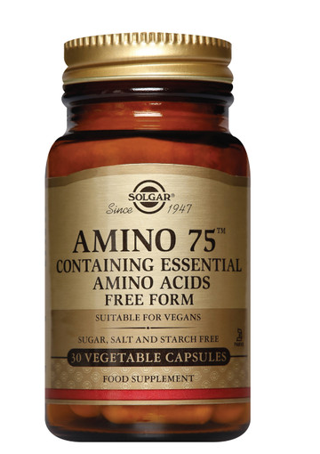 Solgar vitamin amino acid 75 30 capsules are suitable for vegetarian Solgar Vitamins amino 75 30Caosules