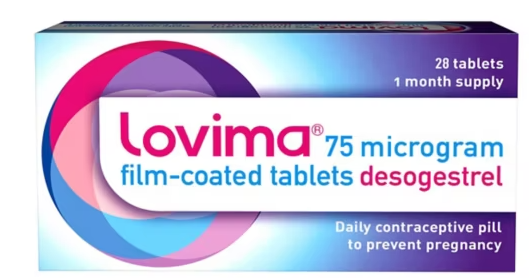 Lovima takes contraceptive pills daily 75 Microgram Film -Coated Tablets 28s -1 Month support.