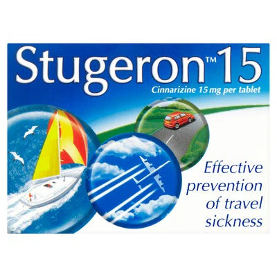 Stugeron cinnarizine 15mg tablets 15 tablets