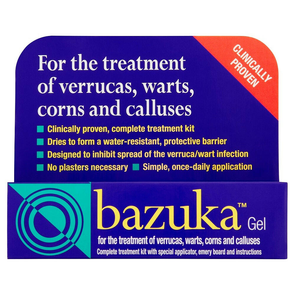 Bazuka salicylic acid gel Verruca & WART GEL -5G Gel