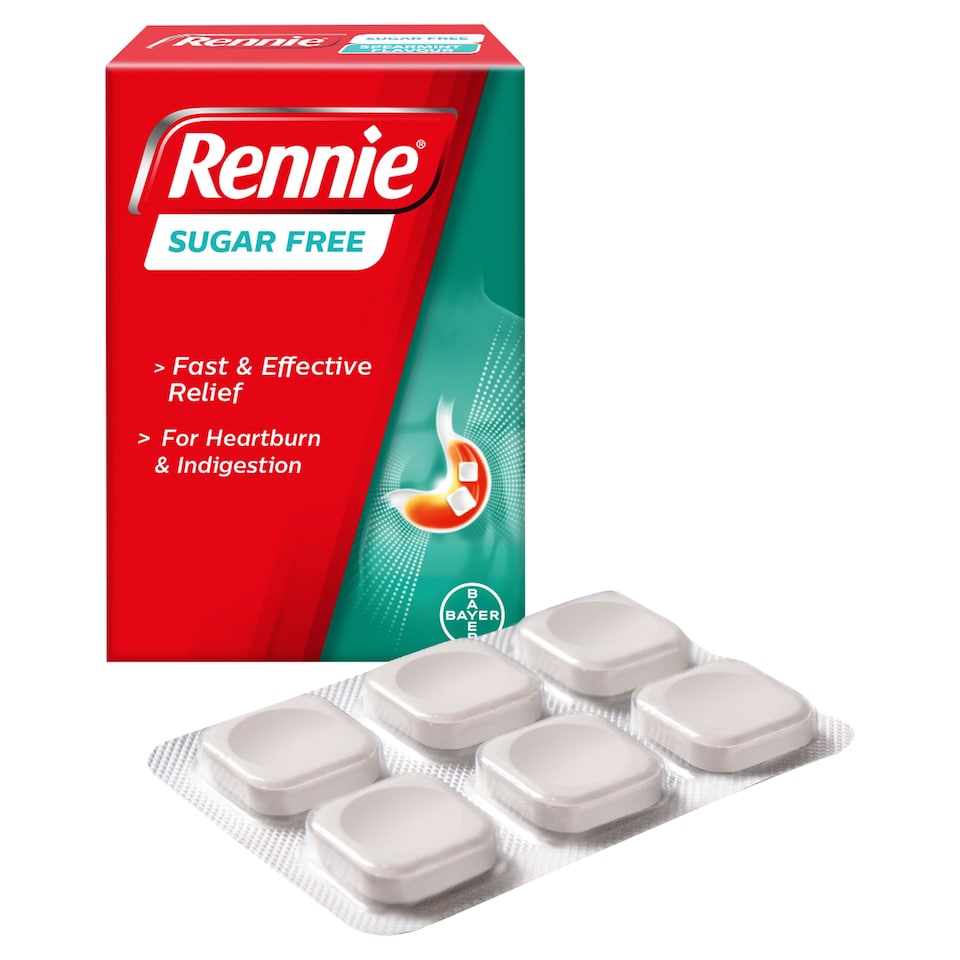 Rennie Heartburn & Indigestion Relief 24 Tablets