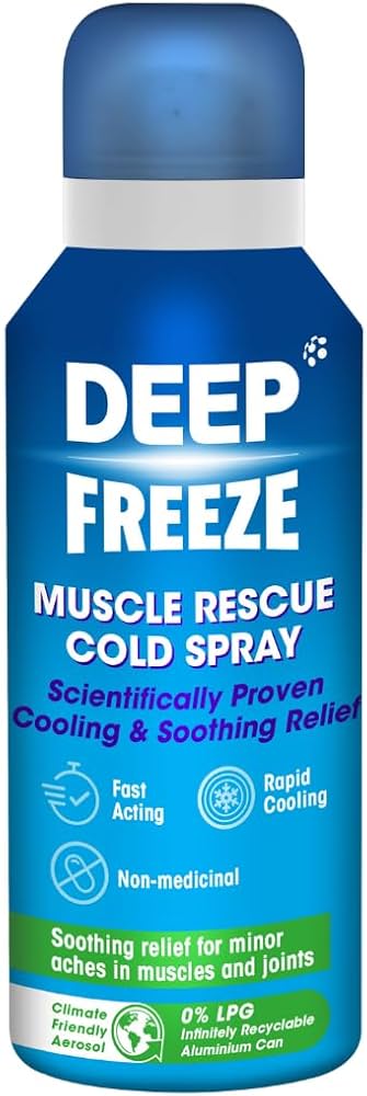 Deep Freeze Muscle Rescue Cold Spray 72.5ml