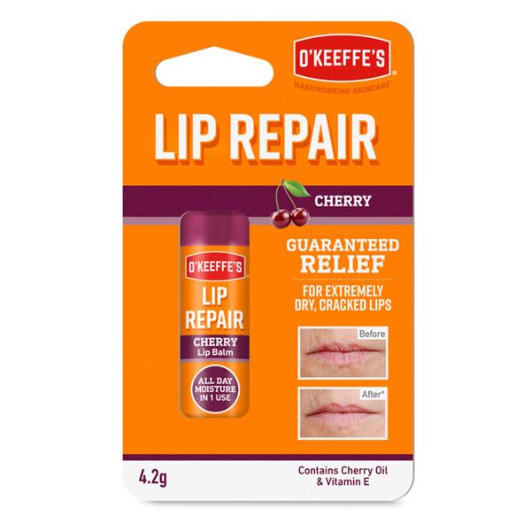 O'Keeffe's Lip Repair Cherry Lip Balm - 4.2g — product packaging