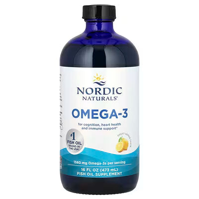 Nordic Naturals,Omega-3,柠檬味,1560毫克,16液盎司(473毫升)