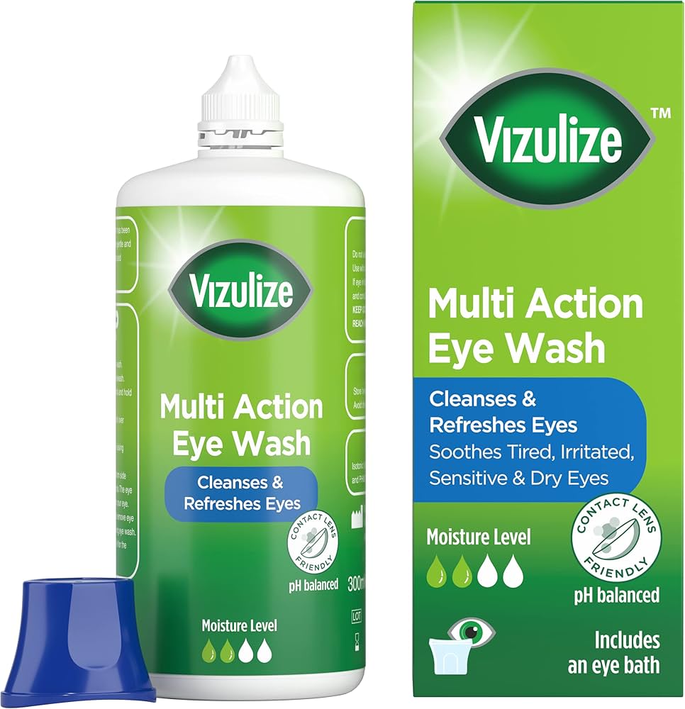 VIZULIZE 多效洗眼液 + 眼浴旅行装 100ml