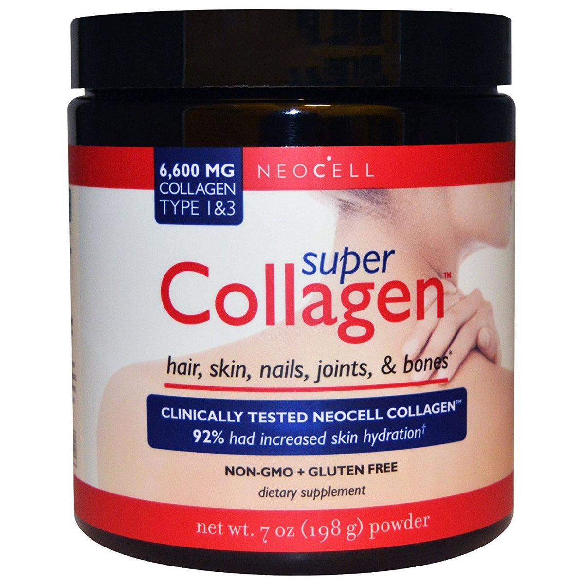 NeoCell Super Collagen Type 1 & 3 Unflavoured Powder - 198g — product packaging