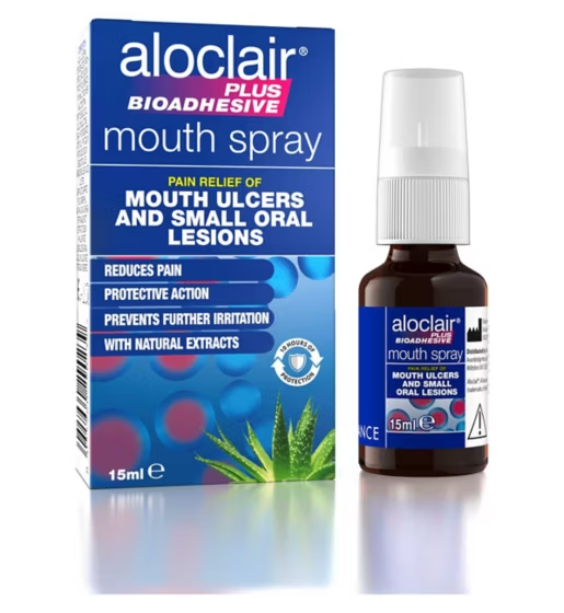 Aloclair Plus 口腔溃疡喷雾剂 15ml