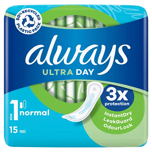 Always Ultra Day Normal Size 1 Sanitary Pads - Select Variant — product packaging