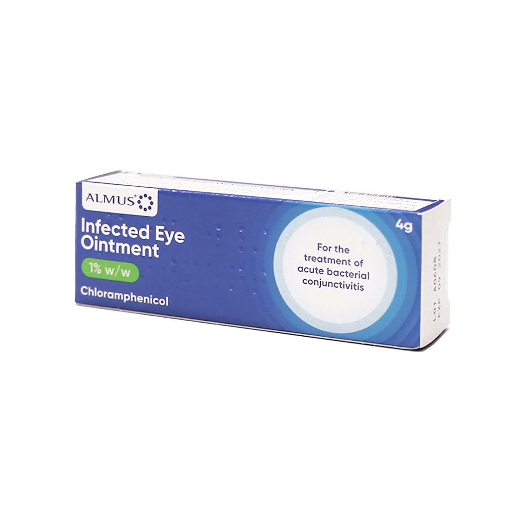 Chloramphenicol 1% w/w Eye Ointment - 4g — product packaging