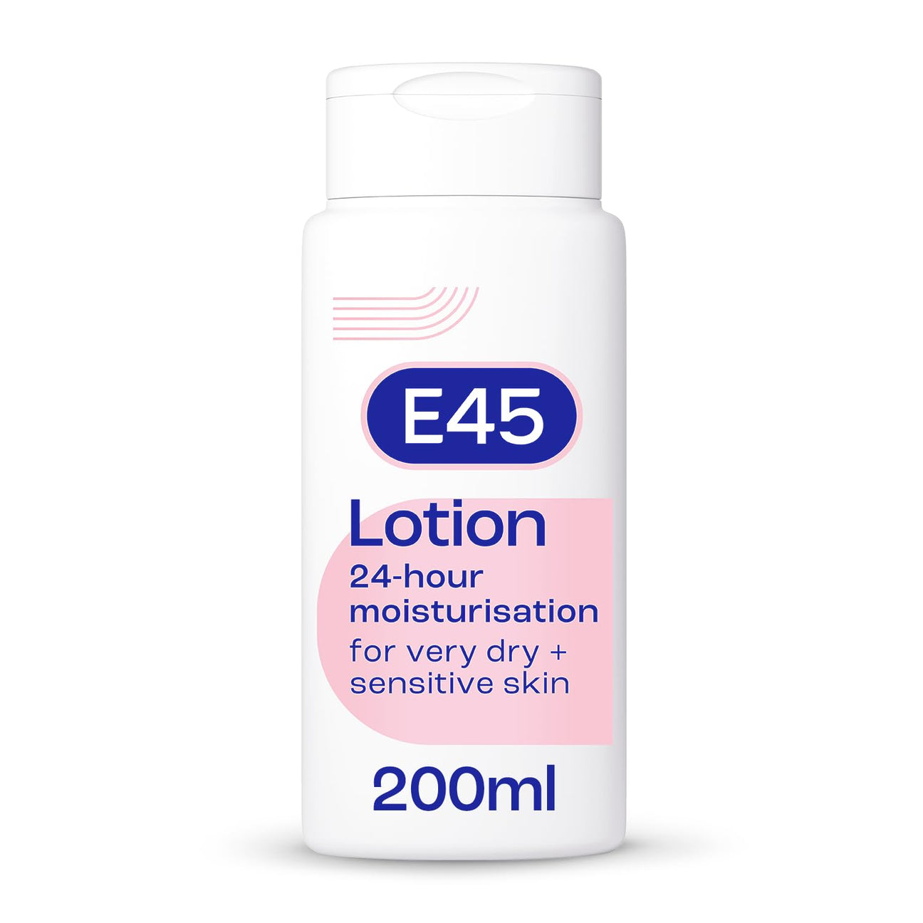 E45 Moisturiser Body Lotion for Dry, Sensitive & Eczema Prone Skin - 200ml