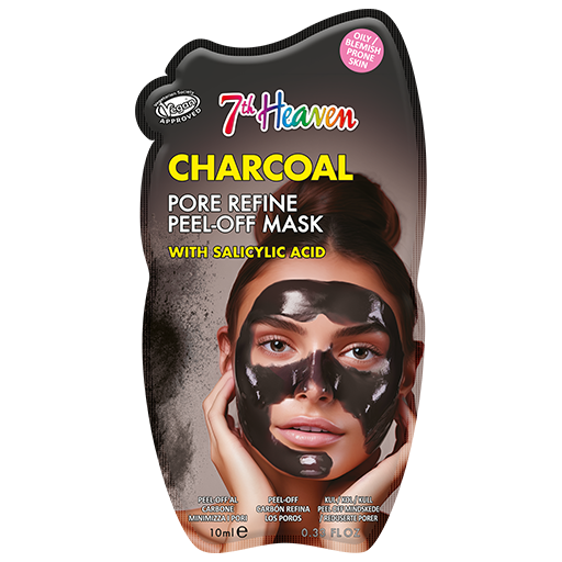 7th Heaven Charcoal Pore Refine Peel-Off Mask with Salicylic Acid - 10ml — product packaging