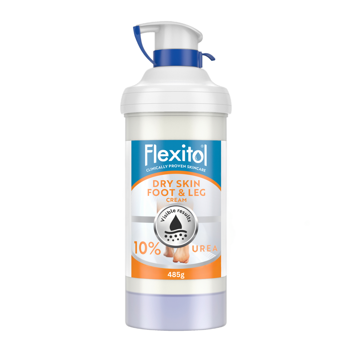 Flexitol Dry Skin Foot & Leg Cream 10% Urea - 485g — product packaging