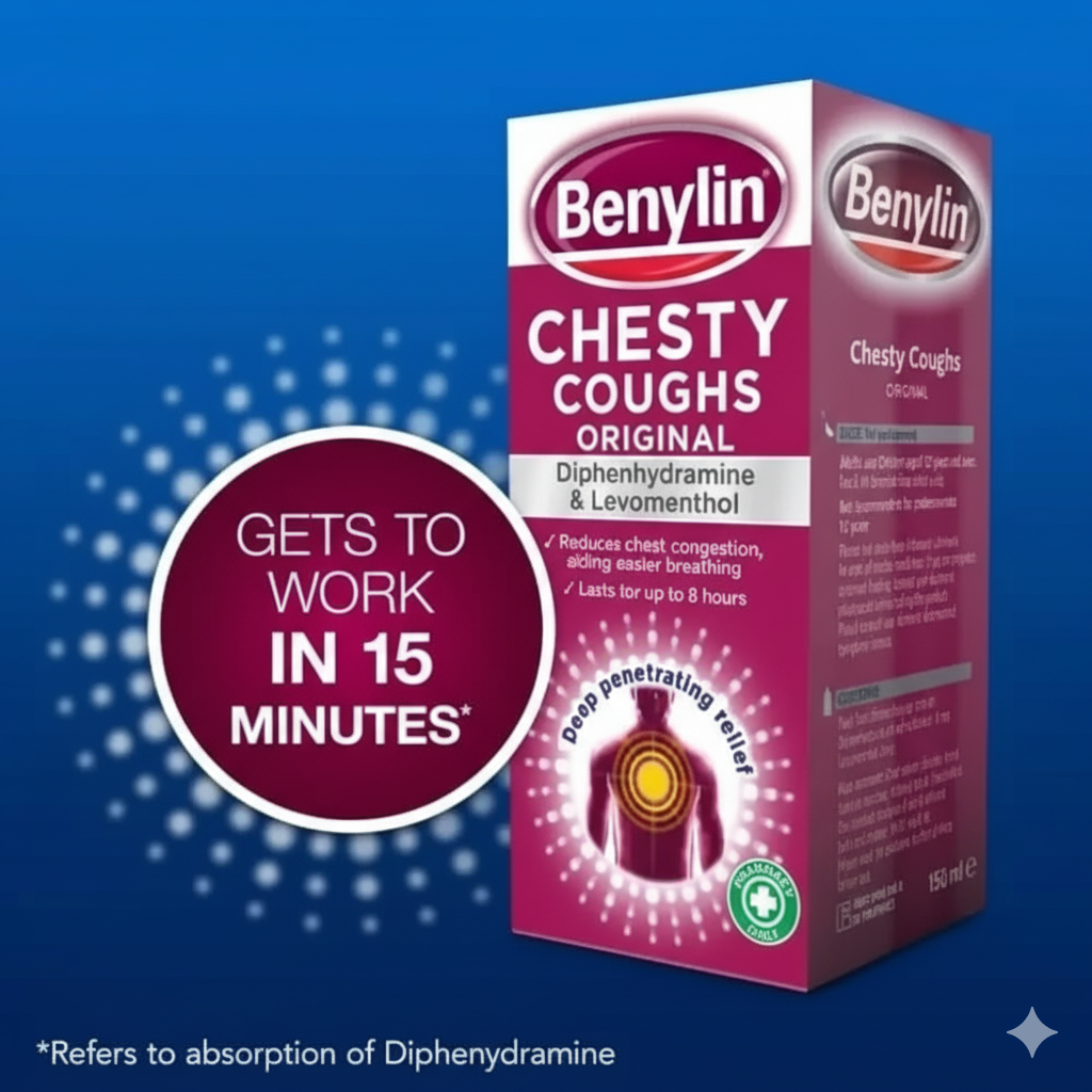 Benylin Chesty Coughs Original syrup 150ml