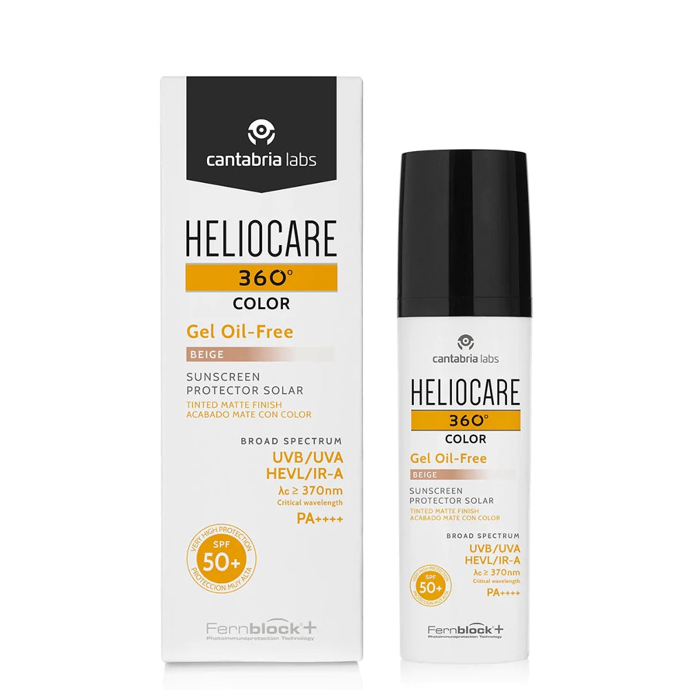 Heliocare 360 Colour Oil-Free Gel SPF50 Beige - 50ml — product packaging