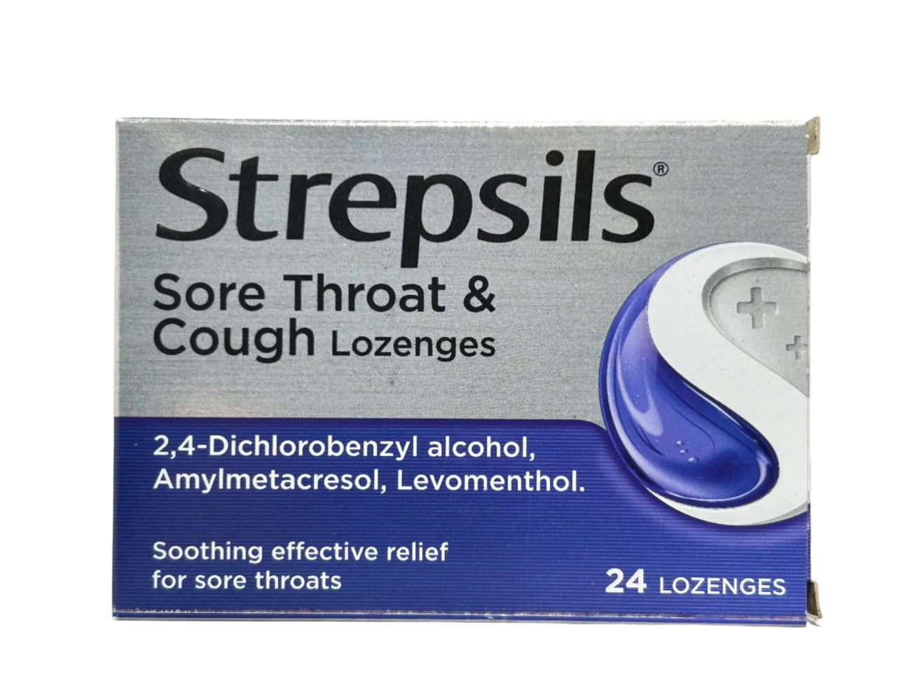 Strepsils Sore Throat & Cough Lozenges 喉咙疼痛与咳嗽含片 24 粒装