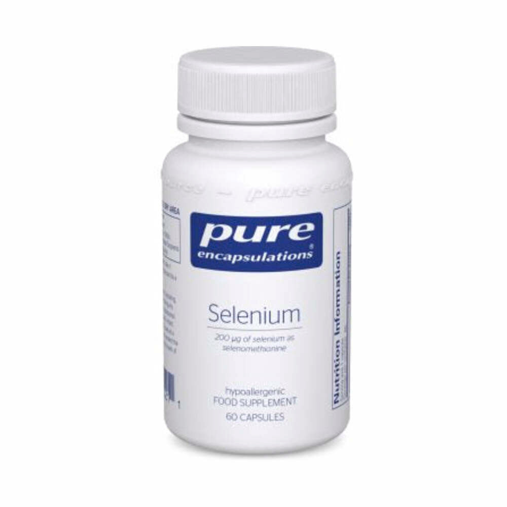 Pure Encapsulations Selenium 200µg Selenomethionine - 60 Capsules — product packaging