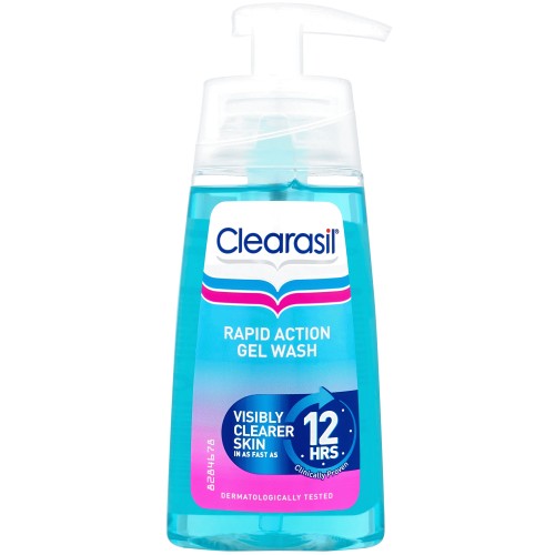 Clearasil Rapid Action Gel Wash - 150ml — product packaging