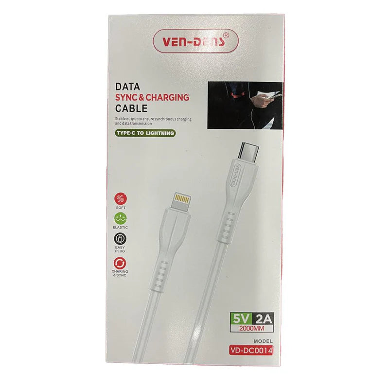 Ven-Dens / Smart Tech Type-C to Lightning data Sync & Charging Cable 1 Meter