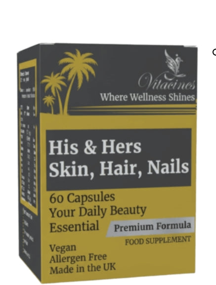 Skin, Hair & Nails Capsules for Him & Her 60Capsules
