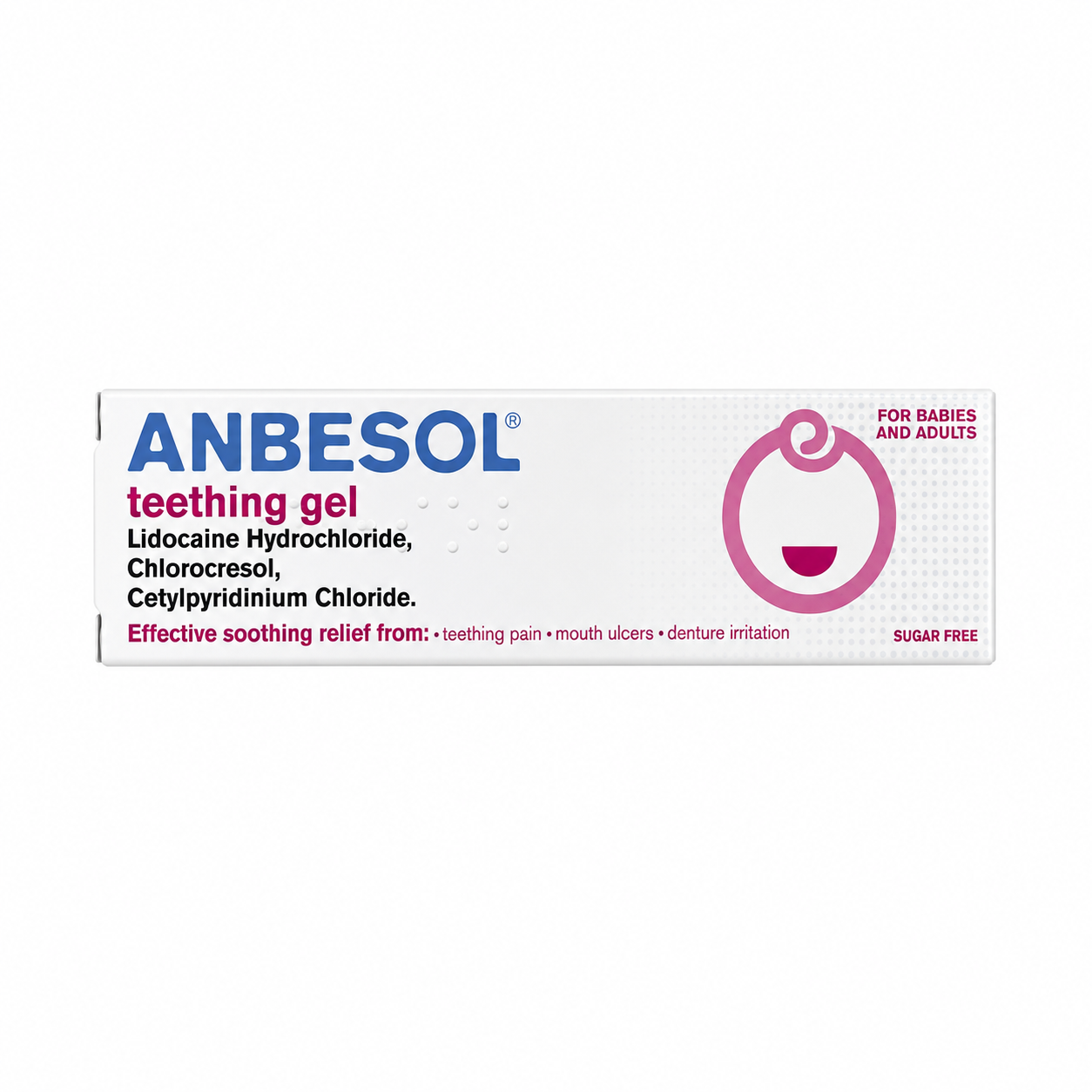 Anbesol Teething Gel 10g - Fast Baby Teething Pain Relief