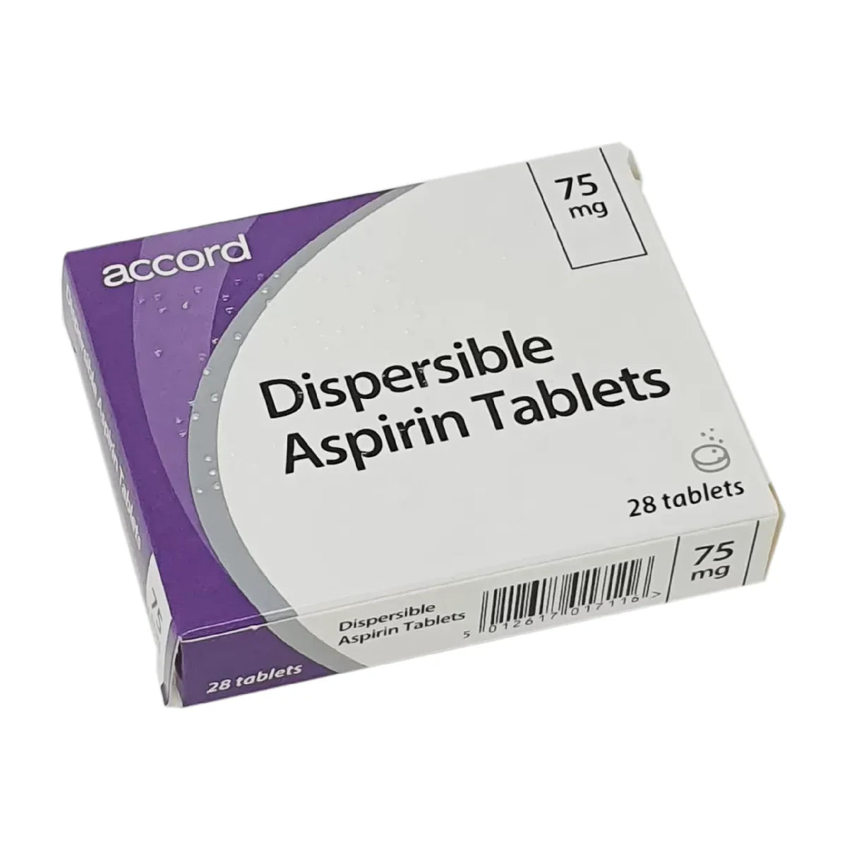 Aspirin Dispersible 75mg Tablets 28s (Brand may vary)