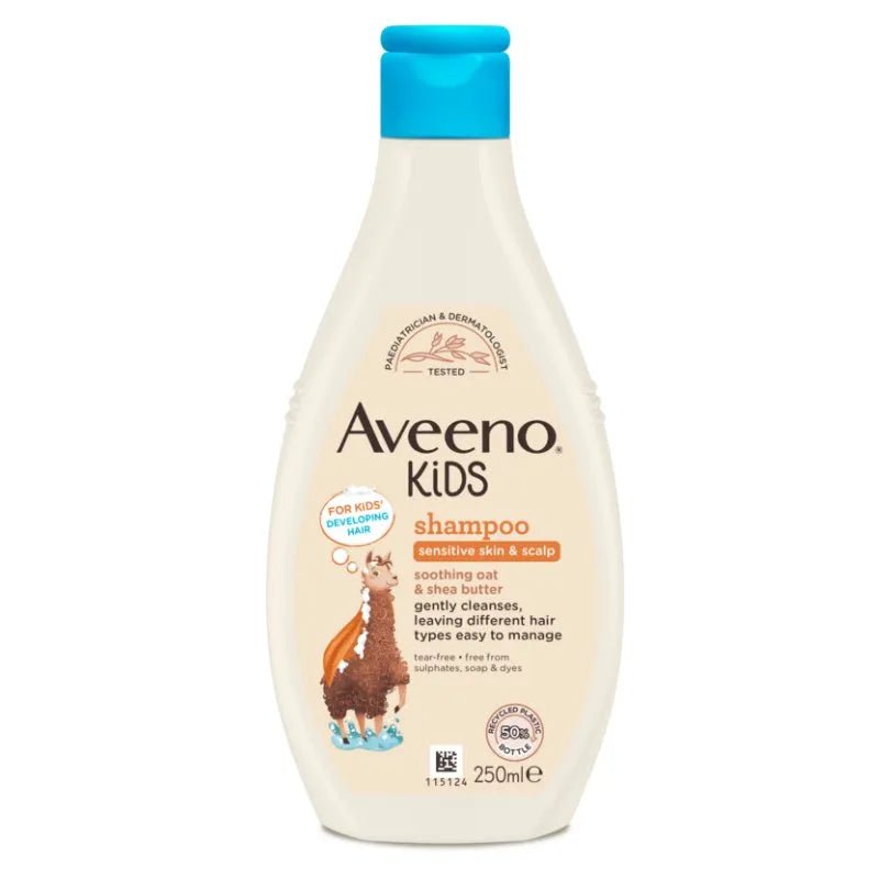 Aveeno Kids Shampoo for Sensitive Skin & Scalp - 250ml — product packaging