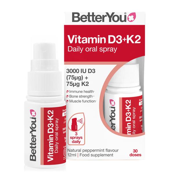BetterYou DLux+ 维生素D+K2口腔喷剂 - 12毫升