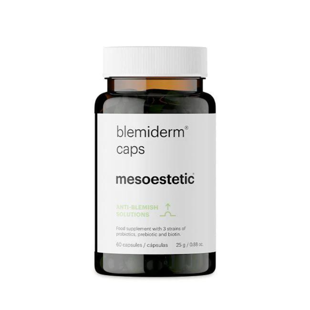 mesoestetic Blemiderm Caps Food Supplement - 60 Capsules — product packaging