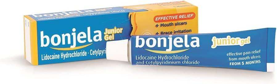 Bonjela Junior Mouth Ulcer Gel Lidocaine 0.5% - 15g — product packaging