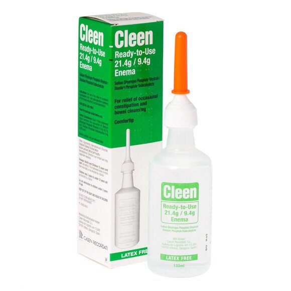 Cleen Ready‑to‑Use Enema 133 ml (latex free)