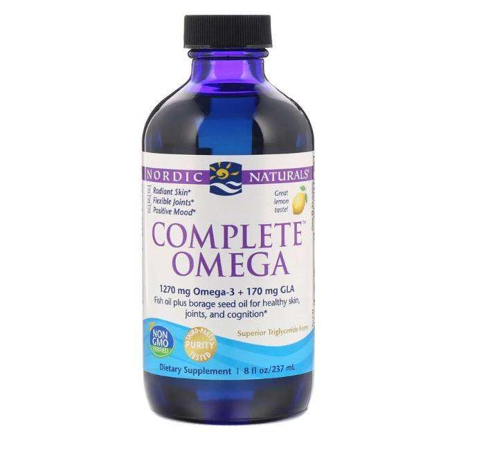 Nordic Naturals Complete Omega Liquid 1270mg Lemon - 237ml — product packaging