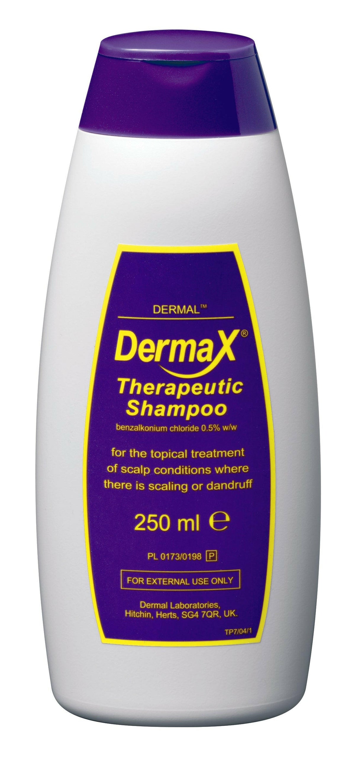 Dermax removed dandruff treatment -250ml dermax therapeutic shampoo