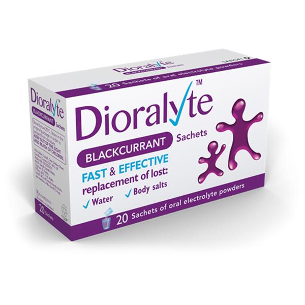 Dioralyte Blackcurrant - 20 Sachets