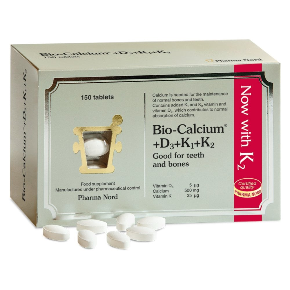 Pharma Nord Bio-Calcium D3 K1 K2 500mg Tablets