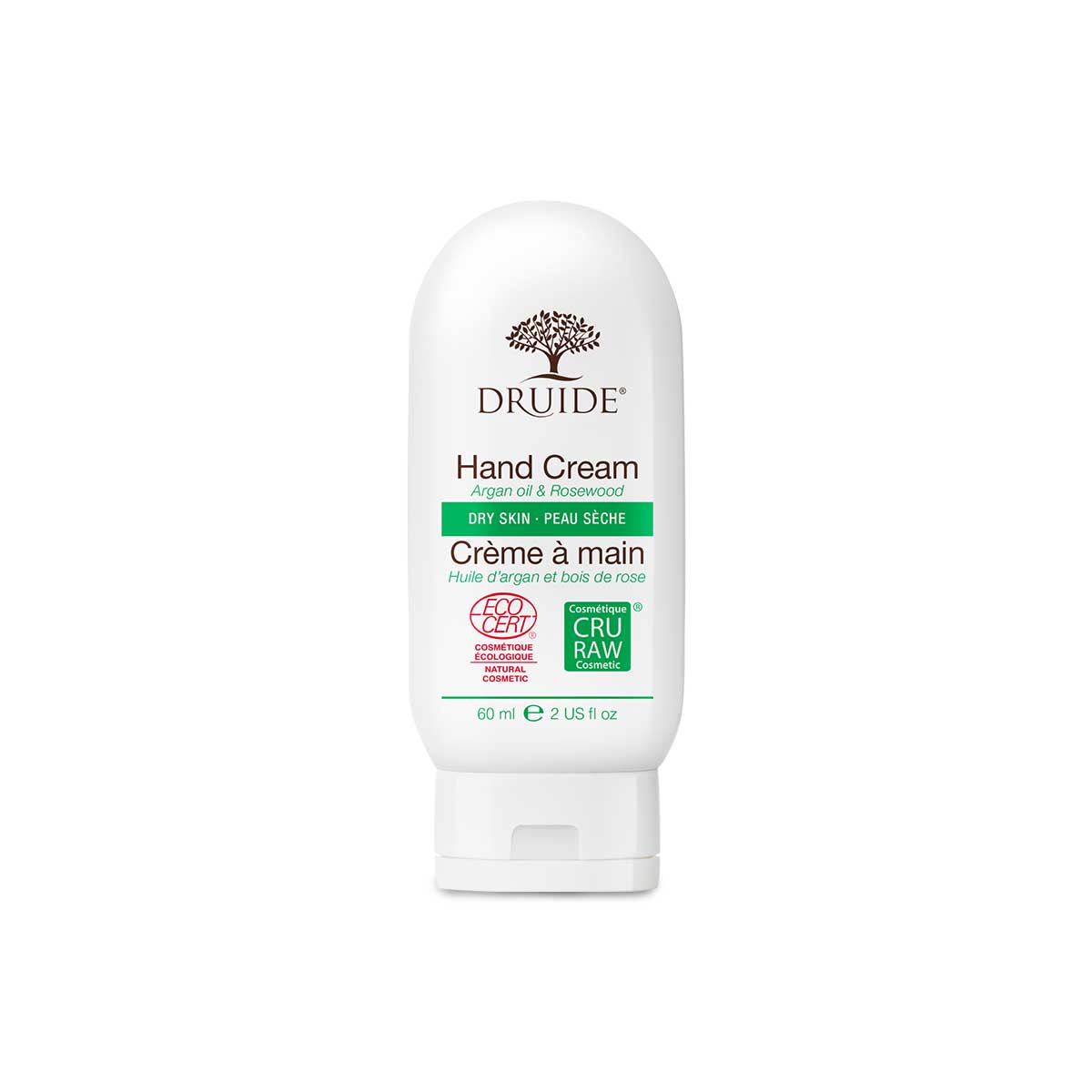 DRUIDE Argan & Rosewood Oil Intense Hand Cream 60ml
