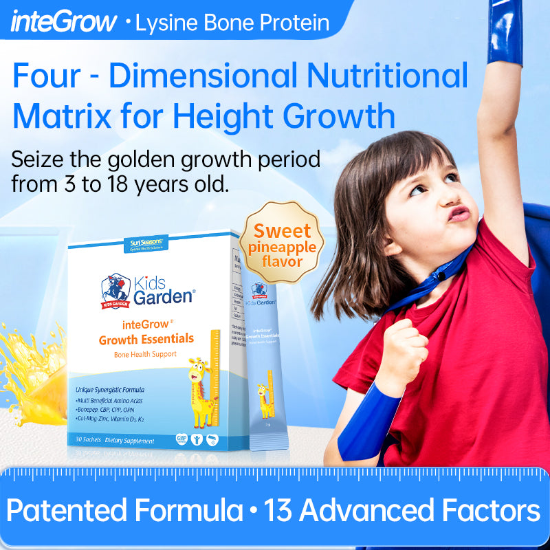 Sun Seasons Kids Garden inteGrow® Growth Essentials Bone Health Support - 30 Sachets