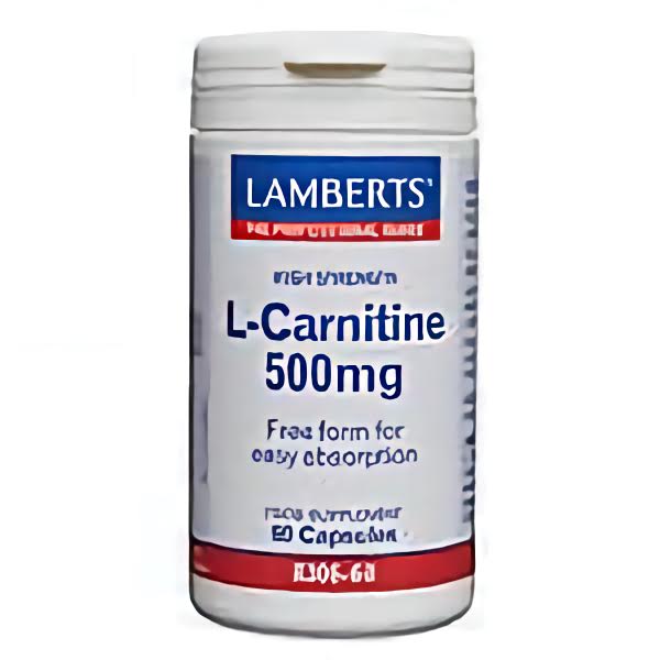 Lamberts L-Carnitine 500mg 60 Capsules | UK Pharmacy