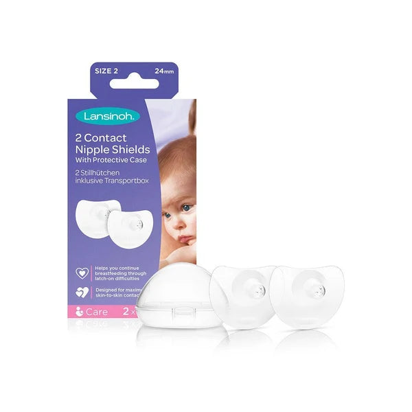 Lansinoh Contact Nipple Shields Medium 20mm - 2 Pack