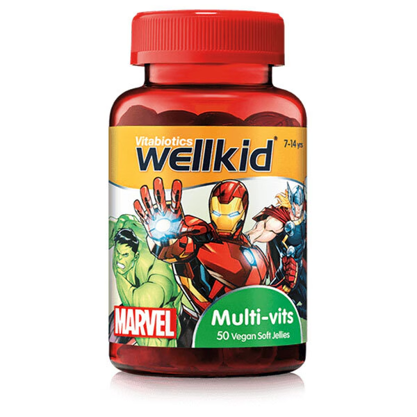 Vitabiotics Wellkid Marvel Multi Vits Vegan Jelly - 50 Jellies