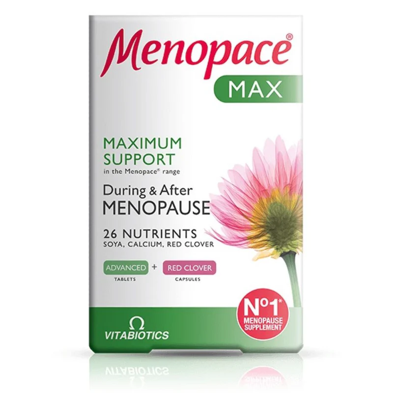 Menopace Max 更年期支持红车轴草缓解潮热 - 84片