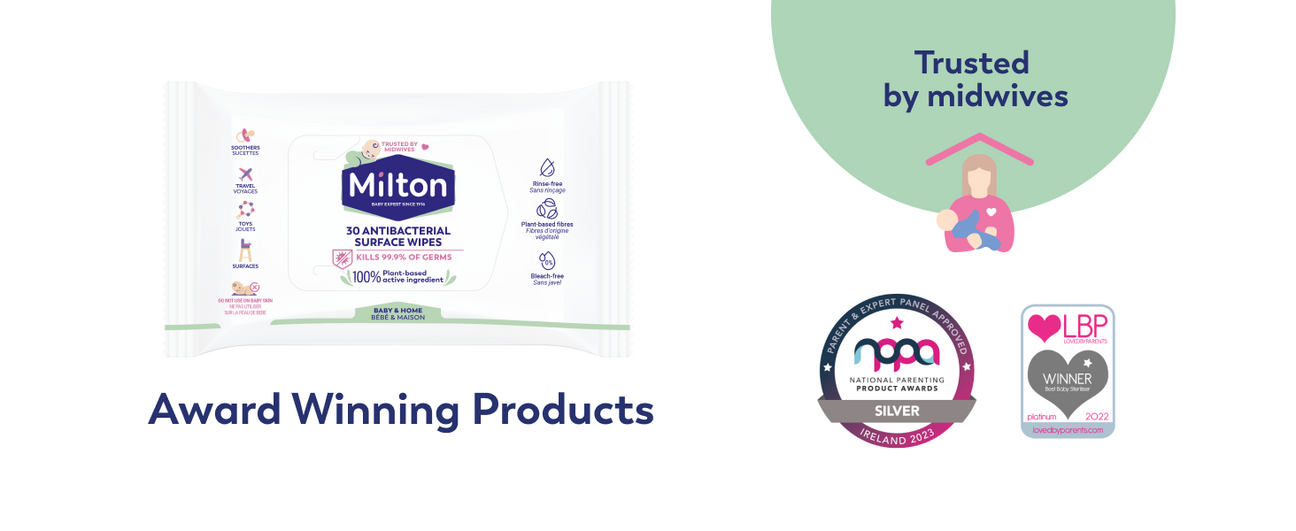 Milton Antibacterial Surface Wipes - 30 Wipes — product packaging
