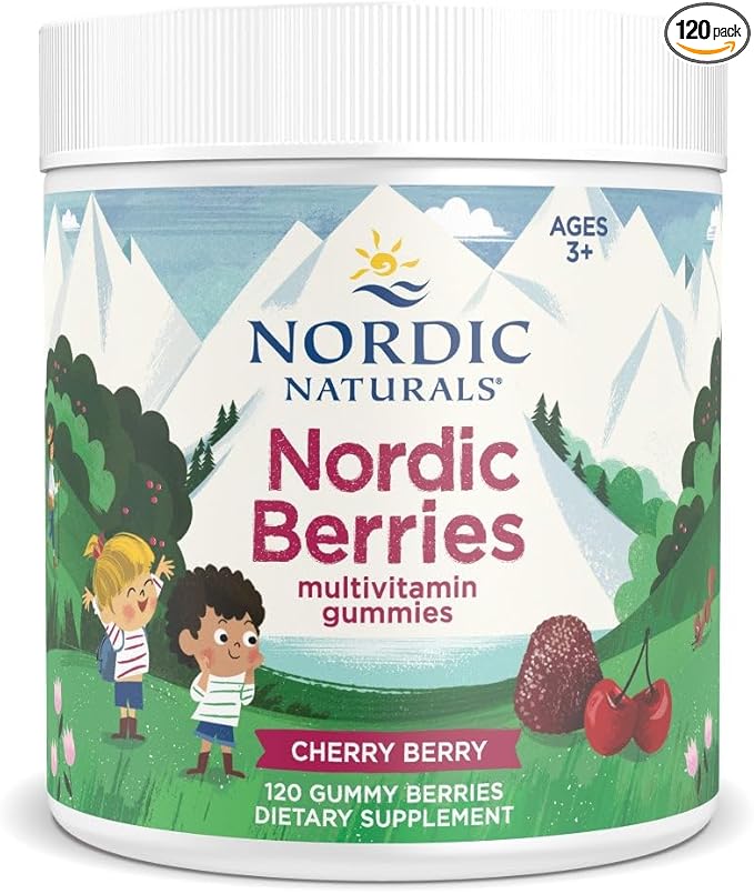 Nordic Naturals浆果多种维生素软糖 - 120粒