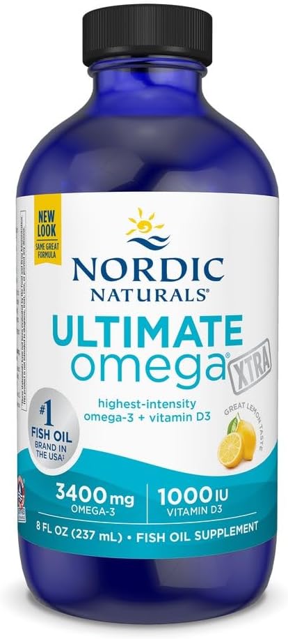 Nordic Naturals 终极欧米茄 Xtra 3400毫克液体鱼油 - 237毫升